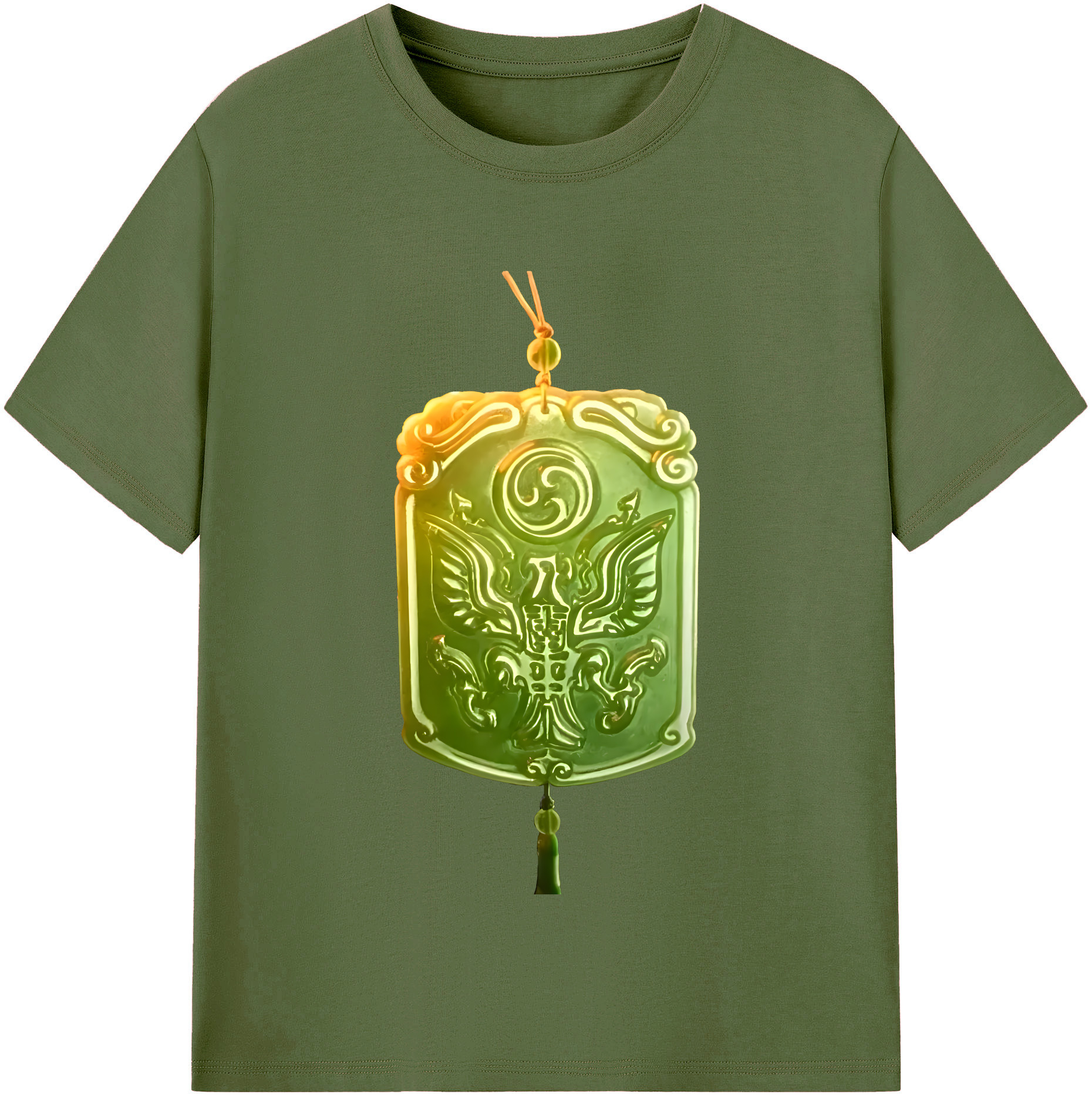 （画像用） Ne Zha 2 ナタ 魔童の大暴れ 綿100％半袖Tシャツ（フロントプリント）